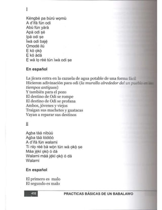 Practicas basicas de um babalawo 05