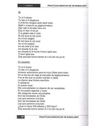 Practicas basicas de um babalawo 05