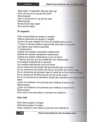 Practicas basicas de um babalawo 05