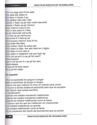 Practicas basicas de um babalawo 05