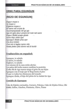 Practicas basicas de um babalawo 05