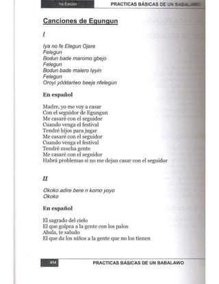 Practicas basicas de um babalawo 05