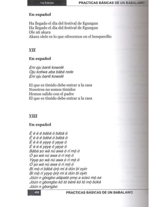 Practicas basicas de um babalawo 05