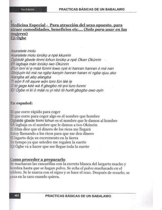 Practicas basicas de um babalawo 05