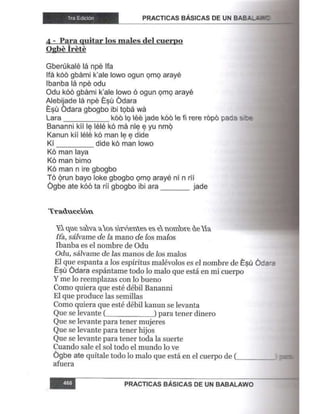 Practicas basicas de um babalawo 05