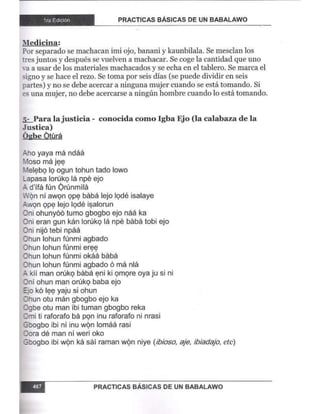 Practicas basicas de um babalawo 05