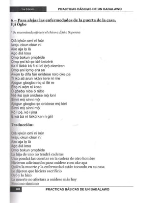 Practicas basicas de um babalawo 05