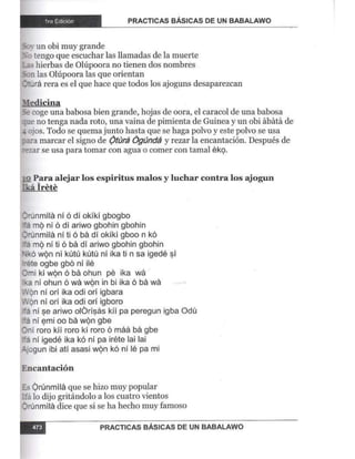 Practicas basicas de um babalawo 05