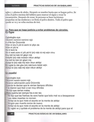 Practicas basicas de um babalawo 05