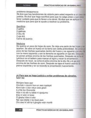 Practicas basicas de um babalawo 05