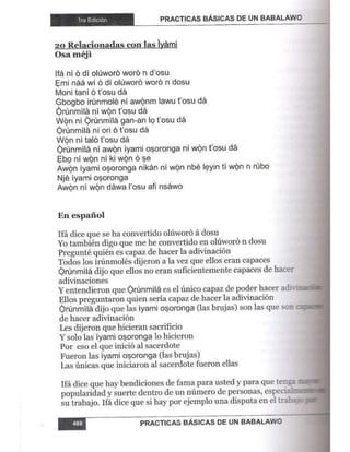 Practicas basicas de um babalawo 05