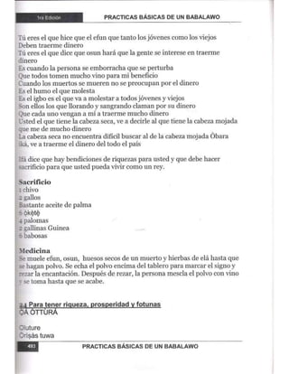 Practicas basicas de um babalawo 05