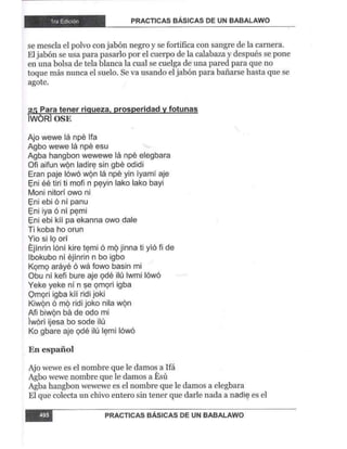 Practicas basicas de um babalawo 05