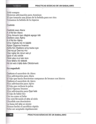 Practicas basicas de um babalawo 05