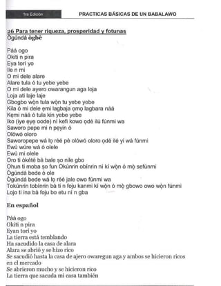 Practicas basicas de um babalawo 05