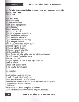 Practicas basicas de um babalawo 05