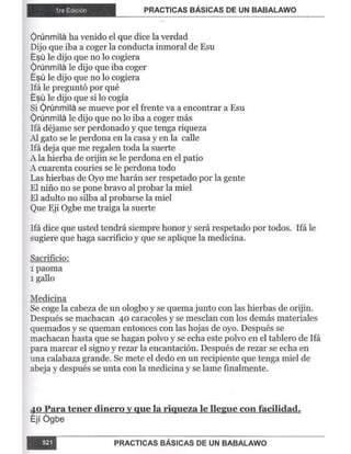 Practicas basicas de um babalawo 06