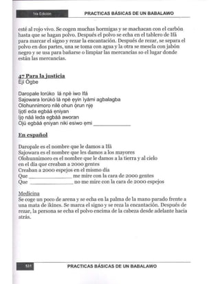 Practicas basicas de um babalawo 06