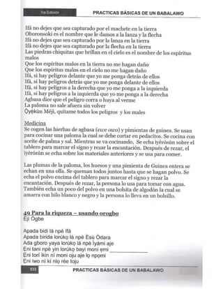 Practicas basicas de um babalawo 06