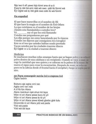 Practicas basicas de um babalawo 06