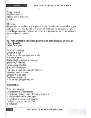 Practicas basicas de um babalawo 06