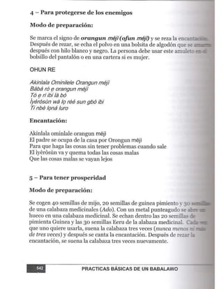 Practicas basicas de um babalawo 06