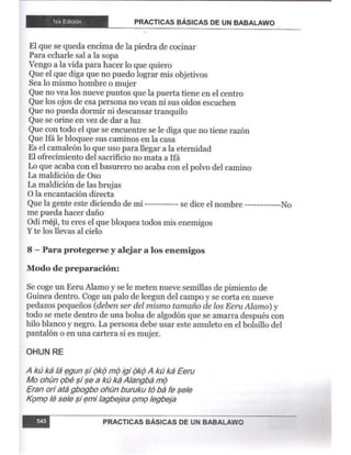 Practicas basicas de um babalawo 06