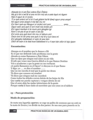 Practicas basicas de um babalawo 06