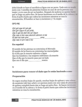 Practicas basicas de um babalawo 06