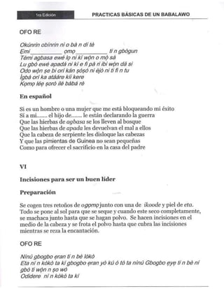 Practicas basicas de um babalawo 06