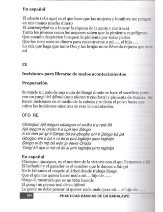 Practicas basicas de um babalawo 06