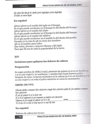 Practicas basicas de um babalawo 06