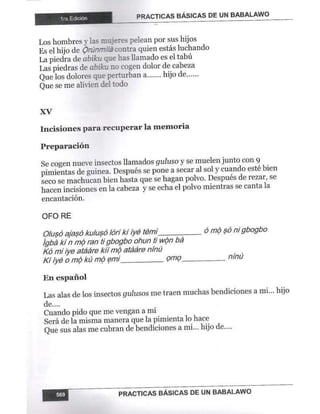 Practicas basicas de um babalawo 06