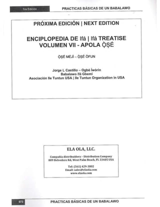 Practicas basicas de um babalawo 06