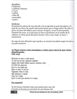 Practicas basicas de um babalawo 06