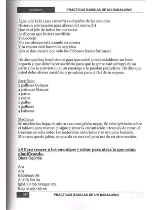 Practicas basicas de um babalawo 06