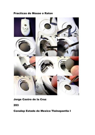 Practicas de Mouse o Raton
Jorge Castro de la Cruz
203
Conalep Estado de Mexico Tlalnepantla I
 