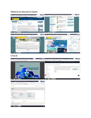 Ministerio de educación de España
UNACH
 