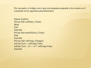 Practicas de visual basic 6.0 | PPT