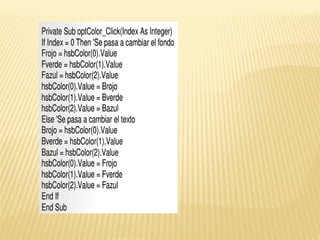 Practicas de visual basic 6.0 | PPT