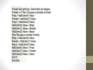 Practicas de visual basic 6.0 | PPT