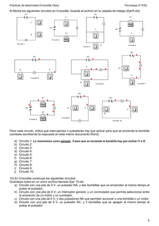 Practicaselectricidadcrocodrille 130522014038-phpapp02