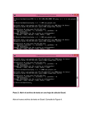 Paso 2: Abrir el archivo de texto en una hoja de cálculo Excel.
Abra el nuevo archivo de texto en Excel. Consulte la Figura 4.
 