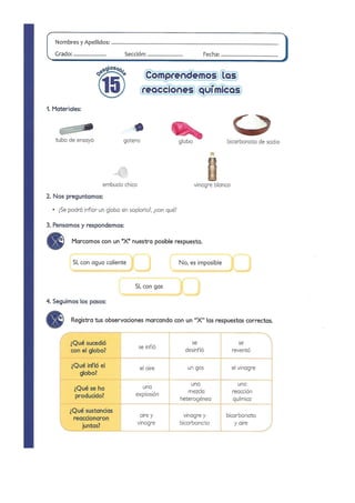 Practicas de Laboratorio para Primaria - II Parte