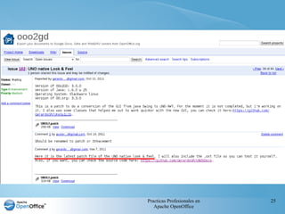 Practicas Profesionales en
Apache OpenOffice
25
 