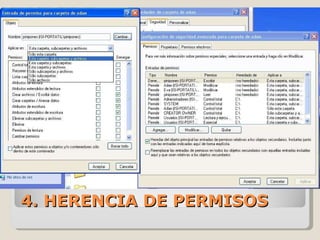 4. HERENCIA DE PERMISOS 