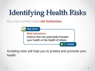 Promoting Risk Activitiy Practice | PPT