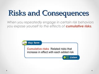 Cumulative Risk Sentence Examples Practice | PPT