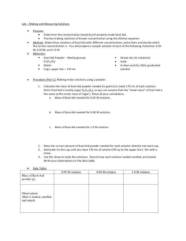 Practice molarity and molality