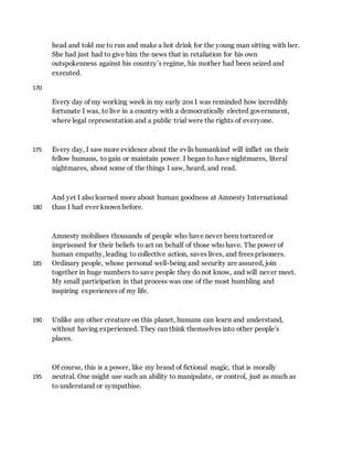 Practice Analysis - Text of J.K. Rowling’s Speech | DOCX